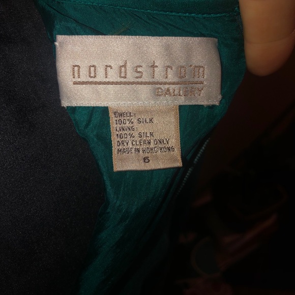 Nordstrom Gallery Vintage Dress 100% Silk - Picture 5 of 6